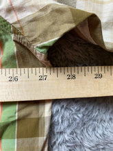 Load image into Gallery viewer, Ecko Unltd Shirt Adult 2X Green Tan Plaid Button Up Y2K Rhino Brand Casual Mens
