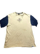 Load image into Gallery viewer, Sean John Shirt Adult 2XL XXL Khaki Navy Eagle Iron Shield AFFLICTION STYLE Mens
