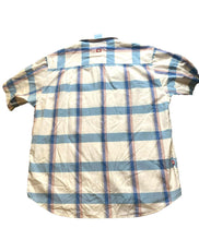 Load image into Gallery viewer, Ecko Unltd Shirt Adult Large Blue Plaid Button Up Woven Casual Rhino Brand Mens
