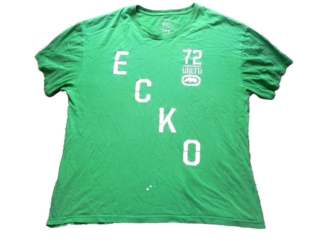Ecko Unltd Shirt Adult 2XB 2XL Rhino Brand Short Sleeve Hip Hop Streetwear Mens