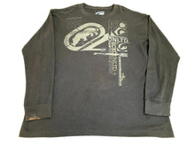 Load image into Gallery viewer, Ecko Unltd Shirt Adult 2XL XXL Black Waffle Knit Thermal Streetwear Skater Mens
