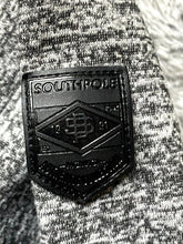 Load image into Gallery viewer, SouthPole Sweatshirt Adult 2XL XXL Gray Black Leather Patch Hoodie Sweater Mens
