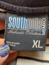 Load image into Gallery viewer, Southpole Shirt Adult Extra Large Blue Preppy Stripes Skater Y2K Golf Polo Mens
