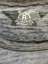 Load image into Gallery viewer, Aerosmith Shirt Womens 1X Gray Rock &amp; Roll Music Band Concert Tour Plus Ladies
