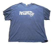 Load image into Gallery viewer, VTG Cell Phone Shirt Womens 26/28W Don&#39;t Call Me I&#39;ll Call You Flip Phone 90s
