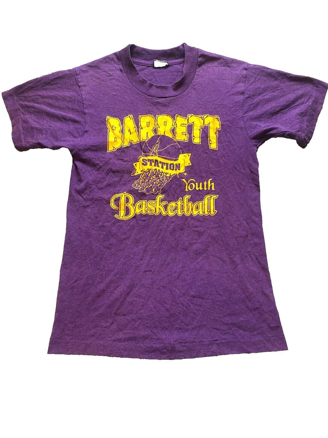 VTG Barrett Station Youth Basketball Shirt Adult Small #32 Single Stitch 90s Men
