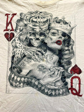 Load image into Gallery viewer, VTG King &amp; Queen Of Hearts Shirt Adult Extra Large Gothic Tattoo Grunge 90s Mens
