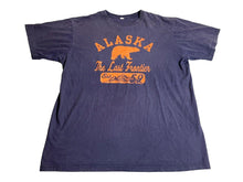 Load image into Gallery viewer, VTG Alaska Shirt Adult Large Navy Polar Bear Mountain The Last Frontier 90s Mens

