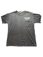 Load image into Gallery viewer, VTG New River Station Cafe &amp; Saloon Shirt Adult Medium Black Funny 90s Mens
