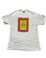 Load image into Gallery viewer, VTG Aids Walk Shirt Adult Large White 1992 Single Stitch Team Chevron 90s Mens
