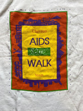 Load image into Gallery viewer, VTG Aids Walk Shirt Adult Large White 1992 Single Stitch Team Chevron 90s Mens
