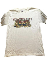 Load image into Gallery viewer, VTG Atlantic City Shirt Adult Large Sailboat Shells White Destination 90s Mens
