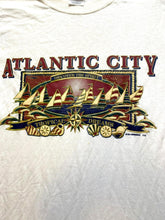 Load image into Gallery viewer, VTG Atlantic City Shirt Adult Large Sailboat Shells White Destination 90s Mens
