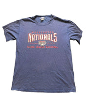 Load image into Gallery viewer, VTG Washington Nationals Shirt Adult Medium Blue Major League Baseball Y2K Mens
