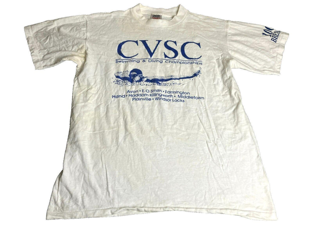 VTG Swimming Diving Championship Shirt Adult Extra Large Single Stitch CVSC 90s