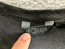 Load image into Gallery viewer, FOX Racing Sweater Womens Small Black Button Front Cardigan Oversized Grunge
