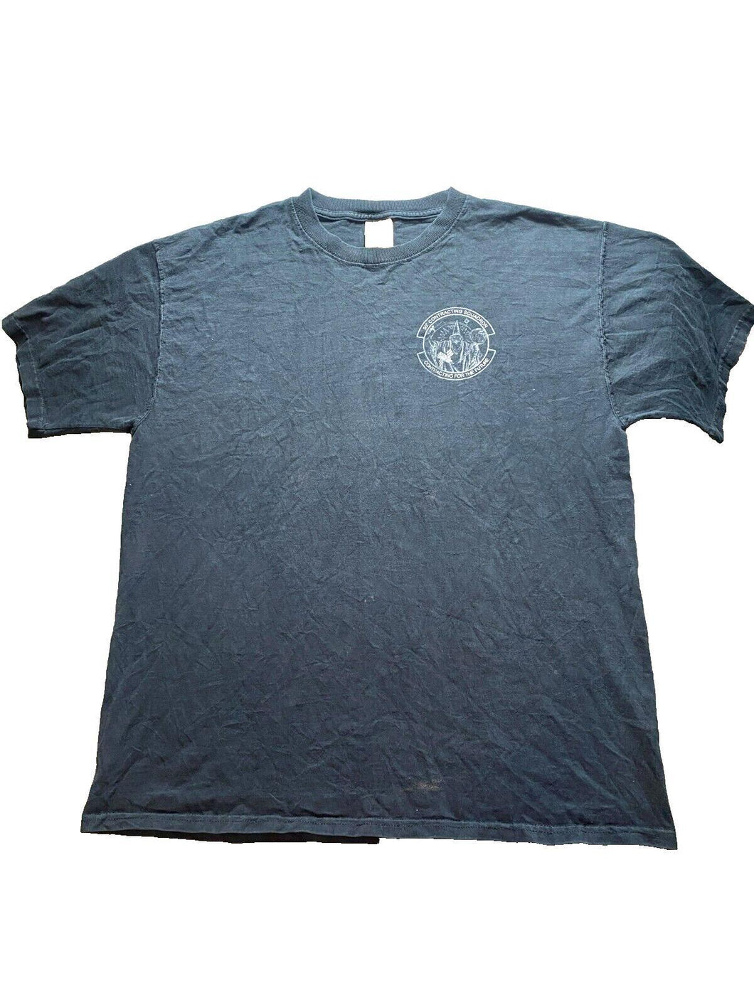 VTG Contracting Squadroom Shirt Adult Extra Large Black Wizard Y2K Grunge Mens