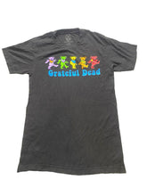 Load image into Gallery viewer, Grateful Dead Shirt Adult Small Black Rainbow Dancing Bears Grunge Rock Mens
