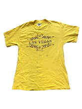 Load image into Gallery viewer, Vintage Las Vegas Nevada Shirt Adult Large Yellow Streetwear Spellout 90s Mens
