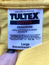 Load image into Gallery viewer, Vintage Las Vegas Nevada Shirt Adult Large Yellow Streetwear Spellout 90s Mens
