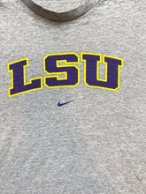 Load image into Gallery viewer, LSU Tigers Shirt Adult 2X Gray University Nike Swoosh NCAA Sportswear Plus Mens
