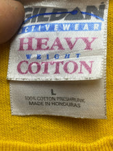 Load image into Gallery viewer, VTG In Heaven There Is No Beer Shirt Adult Large Gold Iowa Hawkeyes 90s Mens
