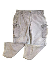Load image into Gallery viewer, Carhartt Pants Adult 42x30 Gray Relaxed Fit Cargo Outdoor Workwear Ripstop Mens
