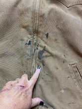 Load image into Gallery viewer, Vintage Carhartt Jacket Adult 4XL Tan Zip Bomber Detroit Style Quilt Lined Chore
