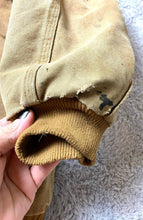 Load image into Gallery viewer, Vintage Carhartt Jacket Adult 4XL Tan Zip Bomber Detroit Style Quilt Lined Chore
