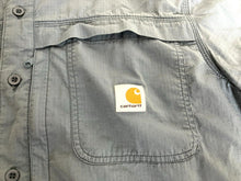 Load image into Gallery viewer, Carhartt Shirt Adult Large Blueish Relaxed Fit Button Up Workwear Pockets Mens

