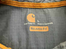 Load image into Gallery viewer, Carhartt Shirt Adult Large Blueish Relaxed Fit Button Up Workwear Pockets Mens
