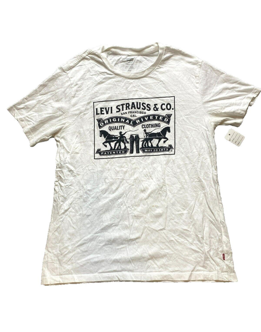 Levis Shirt Adult Medium Horse Standard Straus & Co Streetwear Skateboard Mens