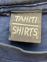 Load image into Gallery viewer, Tahiti Shirt Adult Extra Large Fading Navy Tiki Hawaiian Streetwear Crewneck Men
