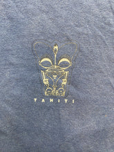 Load image into Gallery viewer, Tahiti Shirt Adult Extra Large Fading Navy Tiki Hawaiian Streetwear Crewneck Men

