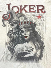 Load image into Gallery viewer, DOM Shirt Adult Extra Large White Joker Candy Skull Grunge Goth Streetwear Mens
