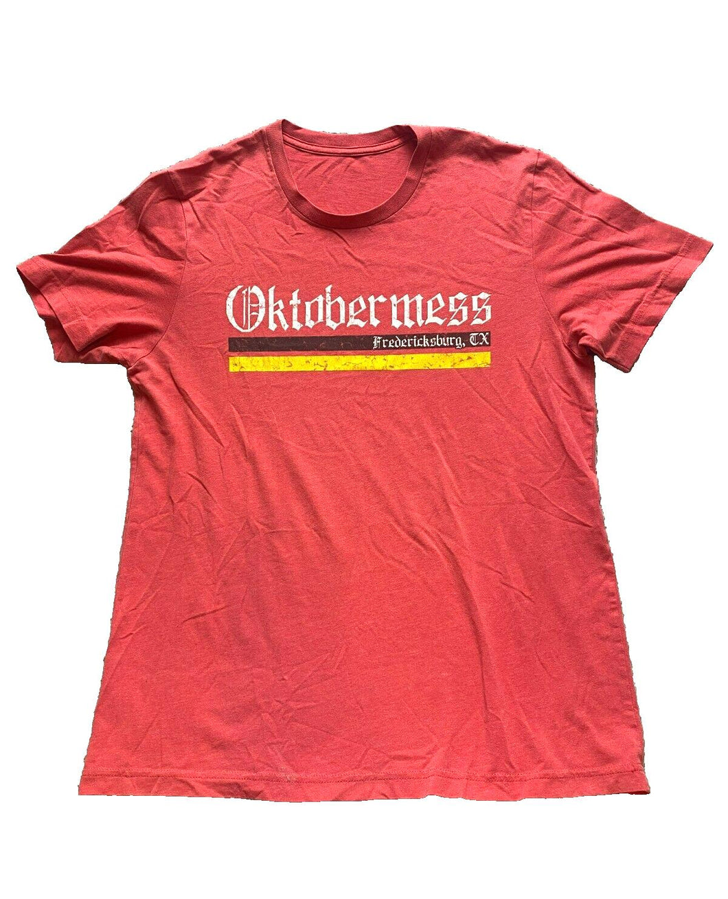 Ocktoberfest Shirt Womens 2XL XXL Heather Red Fredericksburg TX Sportswear