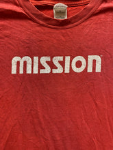Load image into Gallery viewer, VTG Mission Foods Tortillas Shirt Adult Extra Large Red Football Tailgaters Mens
