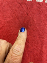 Load image into Gallery viewer, VTG Mission Foods Tortillas Shirt Adult Extra Large Red Football Tailgaters Mens
