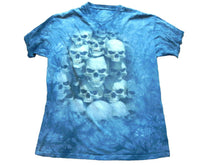 Load image into Gallery viewer, The Mountain Shirt Adult 2XL AOP 3D Skull Graveyard Pile Tie Dye Streetwear Mens
