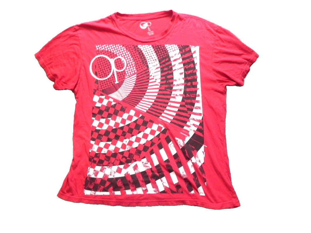 OP Ocean Pacific Shirt Adult Large Geometric Surfing Beach Streetwear Mens