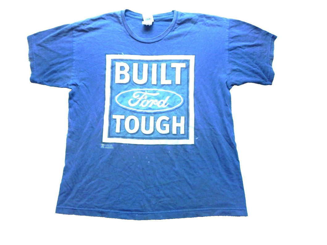Vintage Ford Shirt Adult Large Built Tough Short Sleeve Motor Company Mens
