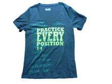Load image into Gallery viewer, Under Armour Shirt Womens Medium Semi Fitted Heat Gear Practice Every Position
