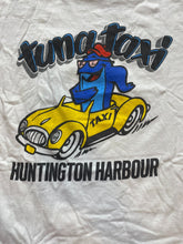 Load image into Gallery viewer, VTG Tuna Taxi Shirt Adult Extra Large White Huntington Harbor Streetwear 90s Men
