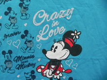 Load image into Gallery viewer, Mickey &amp; Minnie Mouse Shirt Womens 2XL XXL Crazy In Love Forever Disney Ladies
