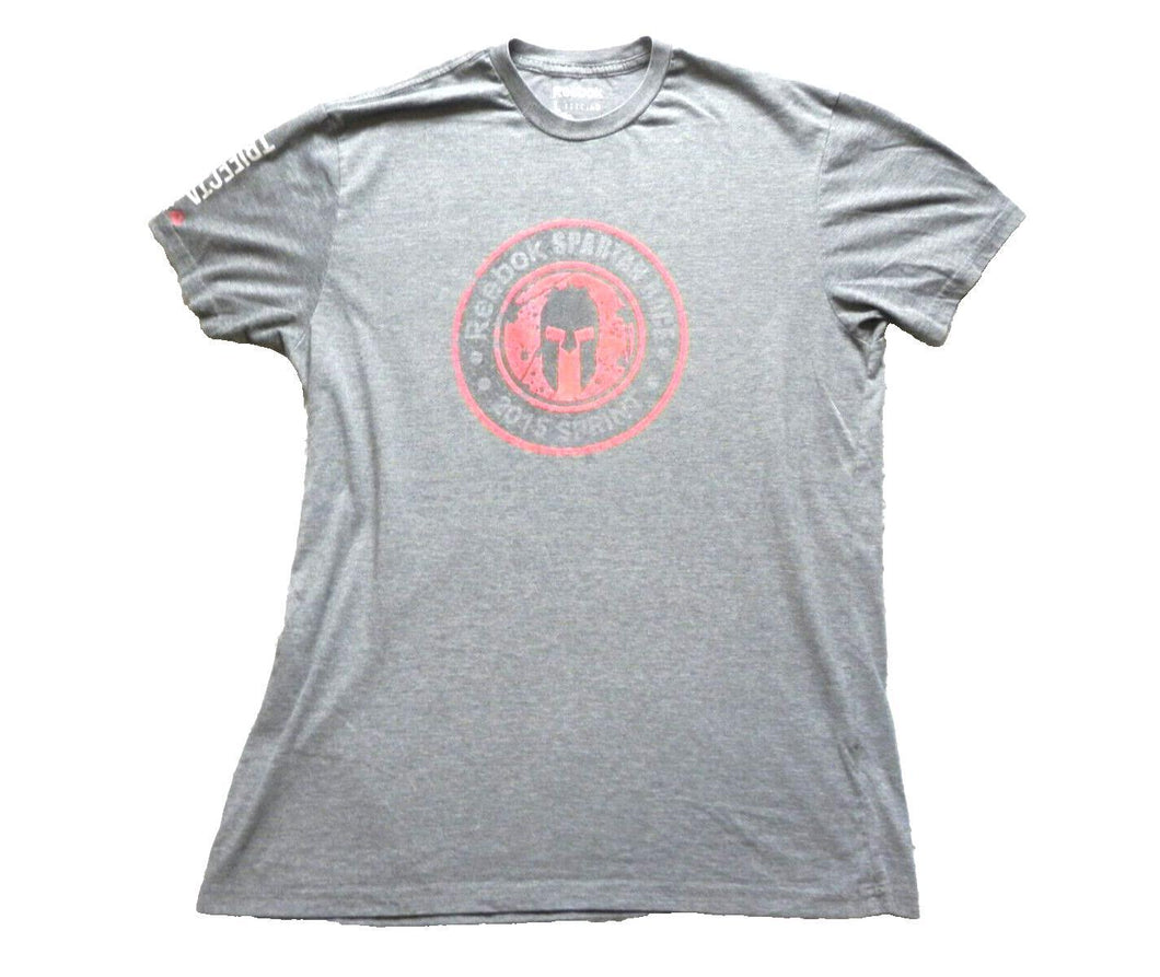 Reebok Shirt Adult Large Spartan Race Sprint Finisher Trifecta Qualifier Mens