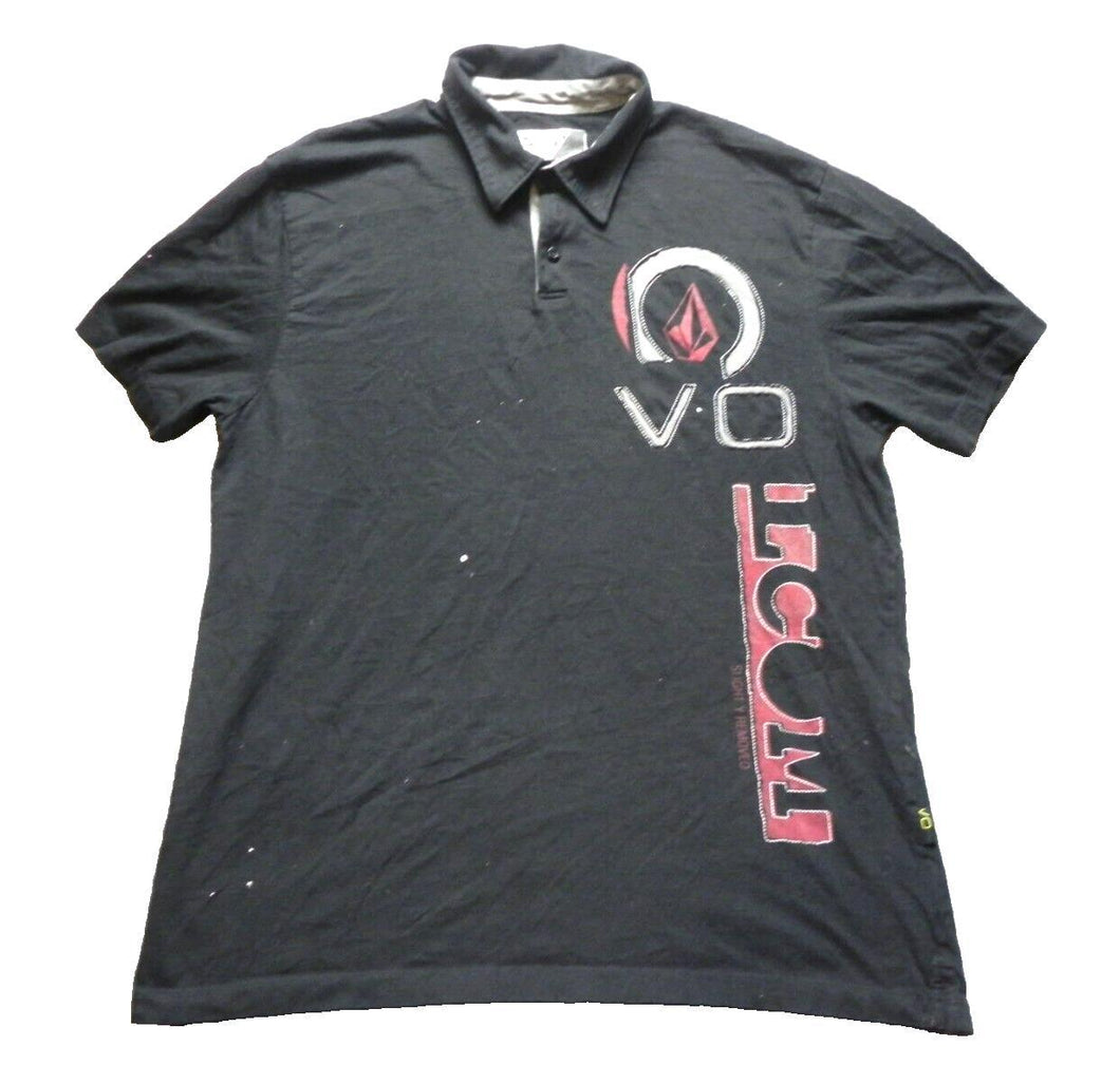 VOLCOM Shirt Adult 2XL XXL Slightly Removed Casual Collared Golf Polo Mens