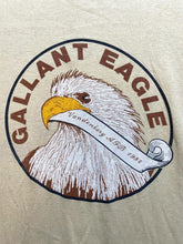 Load image into Gallery viewer, VTG Gallant Eagle Shirt Adult Small Beige Vanderberg AFB 1984 Single Stitch Mens
