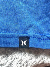 Load image into Gallery viewer, Hurley Shirt Adult Large Blue Lightning Ombre Logo Classic Streetwear Mens
