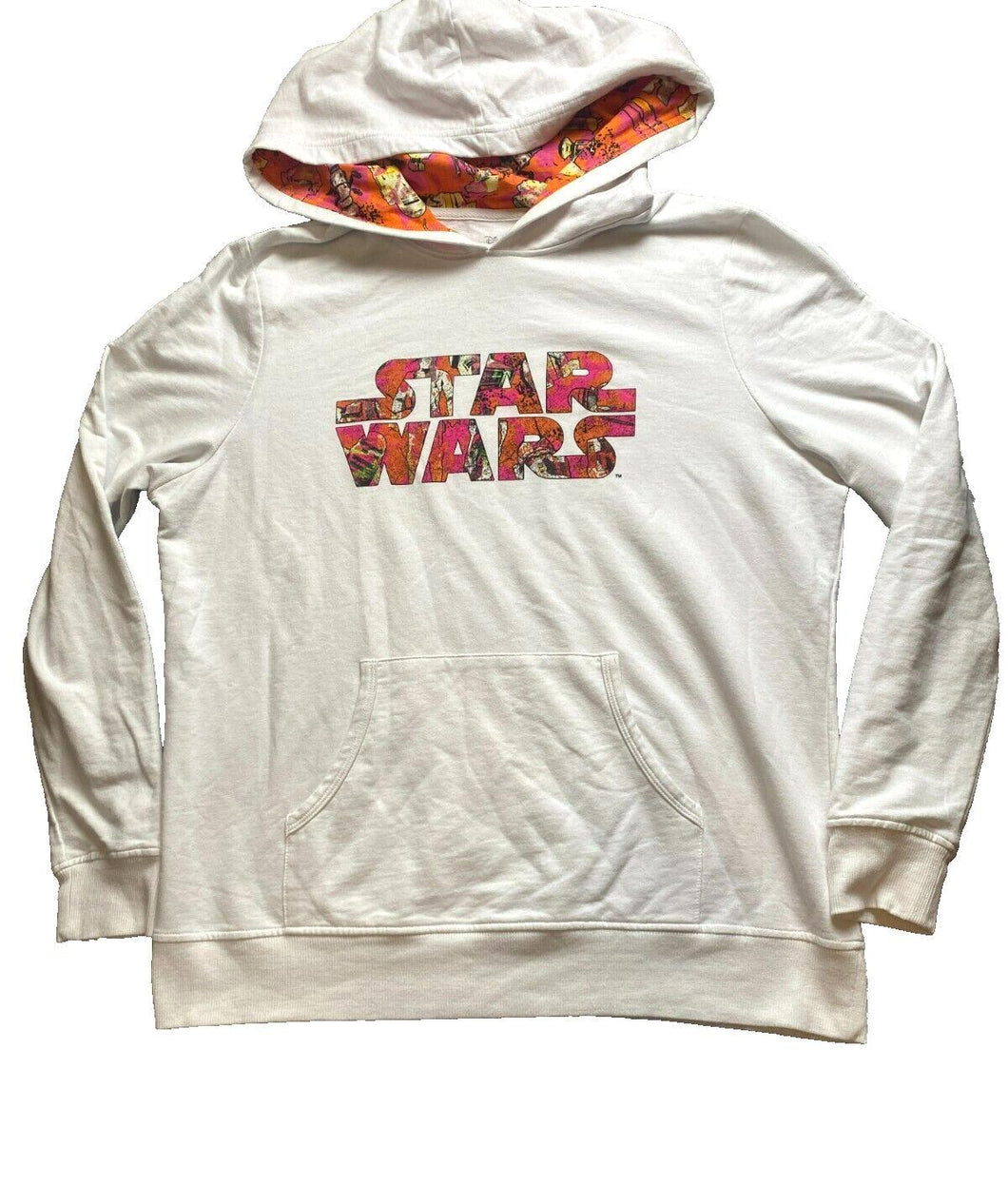 Star Wars Sweatshirt Womens Extra Large Hoodie Disney Parks Droids R2D2 Mens