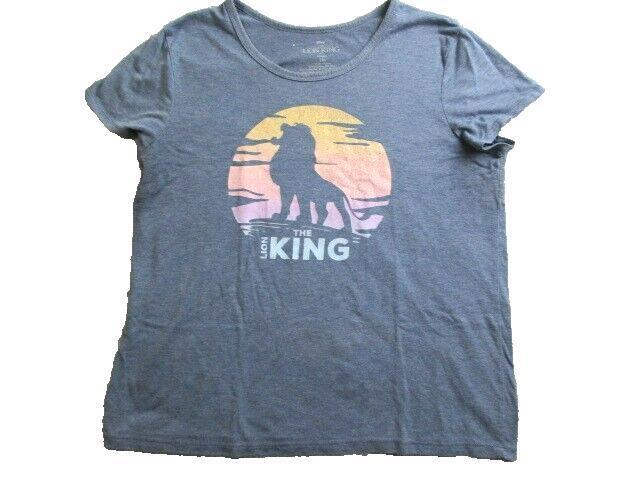 The Lion King Shirt Womens 2XL XXL Mufasa Disney Short Sleeve Streetwear Ladies